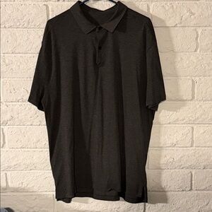 Lululemon Men's Charcoal Polo Shirt